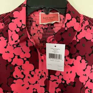 Kate Spade Bubble Dot Smocked Dress